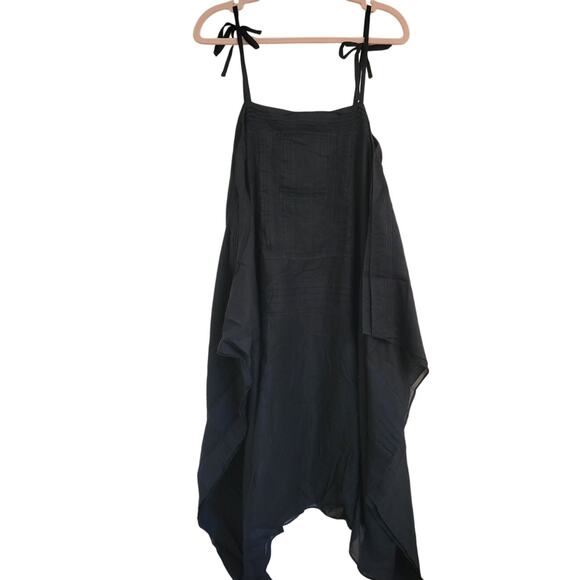 NWT J. Crew Handkerchief Midi Dress Black XS - Picture 4 of 9